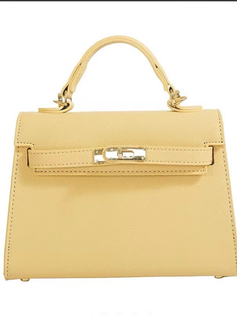 NEW Classic Top-Handle Women’s Bag in  Yellow